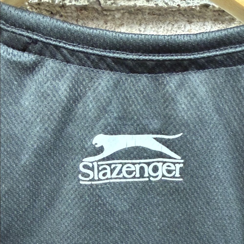 Slazenger Men's Black and White Tank Top - Picture 7 of 7